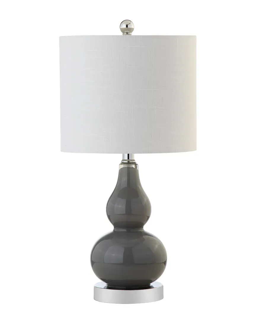 Anya Mini Glass LED Table Lamp - Grey