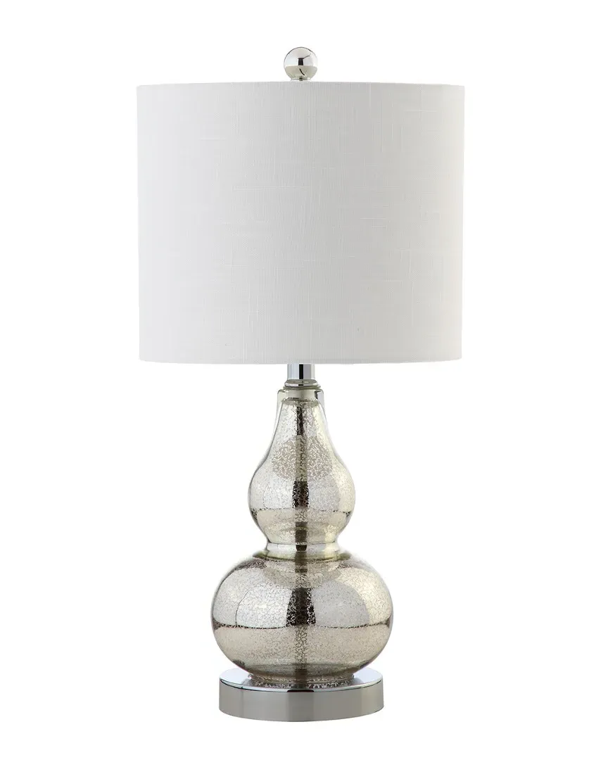 Anya Mini Glass LED Table Lamp - Mercury Silver