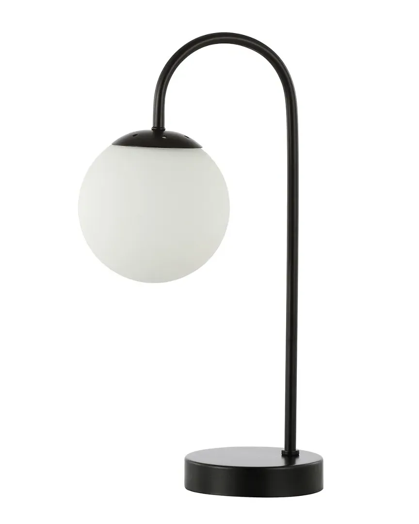Arco 18.25in Globe Table Lamp - Black, Metal image