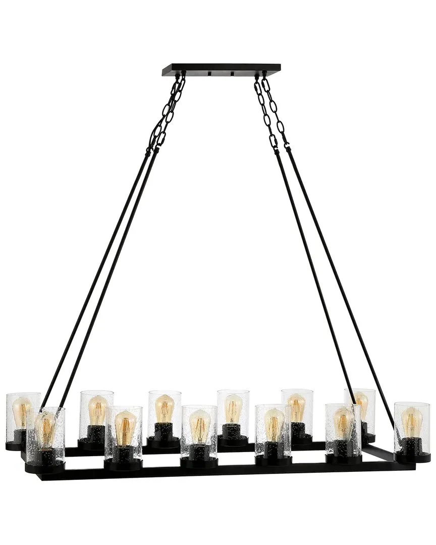 Athos 12-Light Candelier - Bronze, Clear Glass