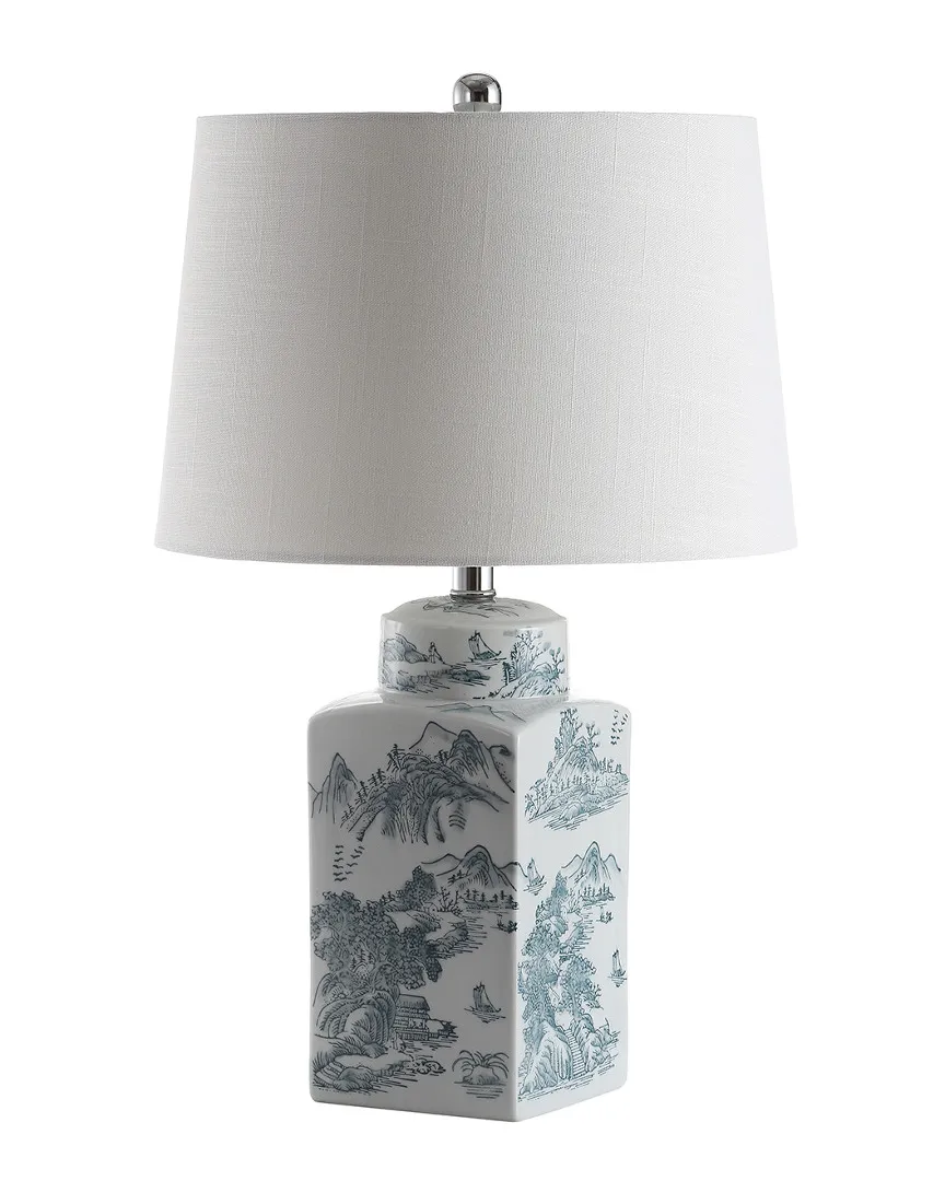 Audrey Table Lamp - Blue, Ceramic