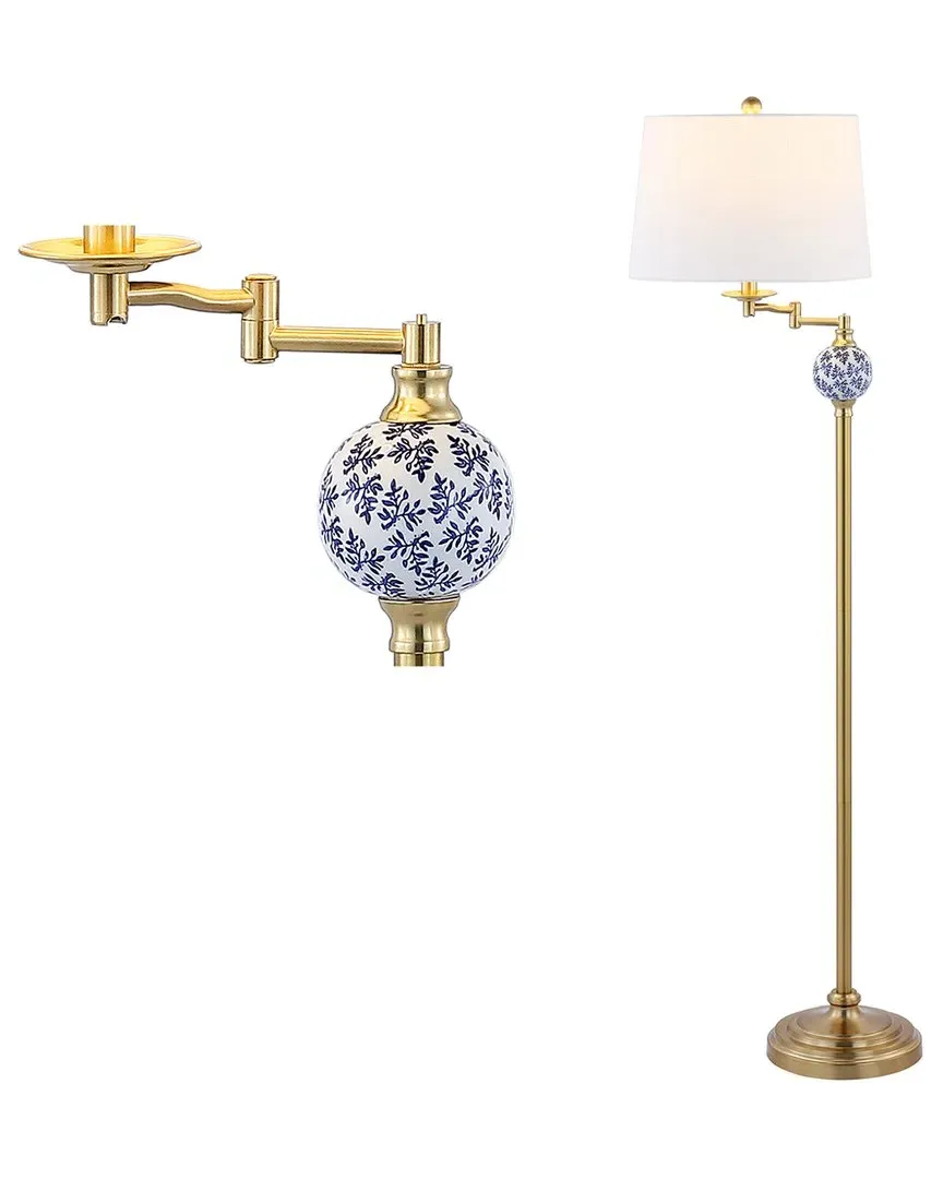Aveiro 61in Iron LED Floor Lamp - Brass Gold
