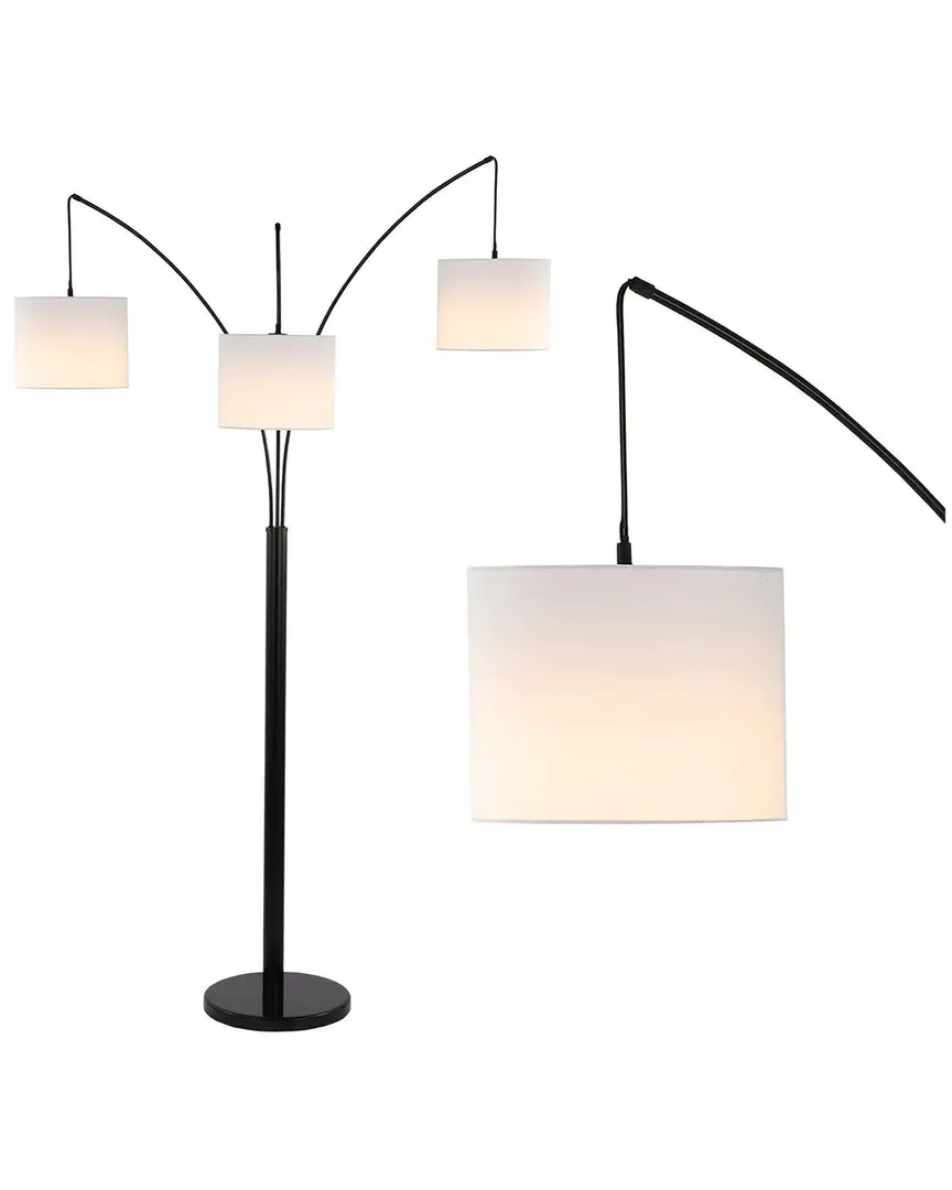 Barrie Floor Lamp - Oil Rubbed Bronze, Black Marble image