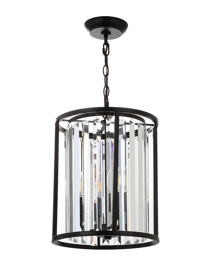 Bevin 16in Metal Crystal LED Pendant - Oil Rubbed Bronze image