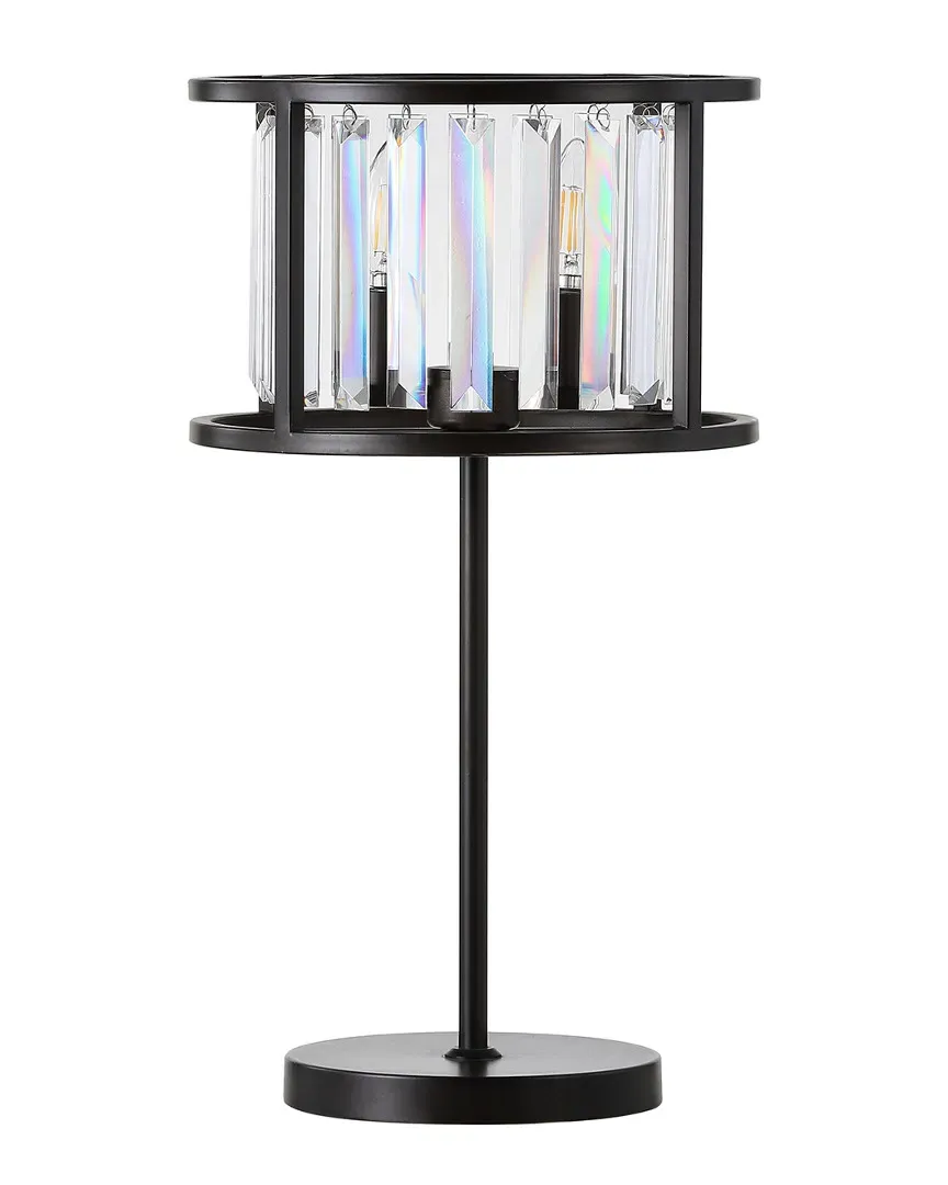 Bevin Metal Crystal LED Table Lamp - Oil Rubbed Bronze