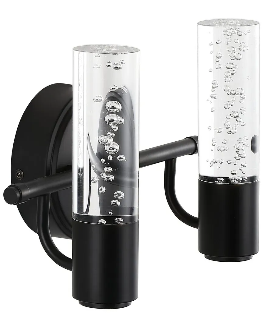 Bolha Bubble 2-Light LED Vanity Light - Black