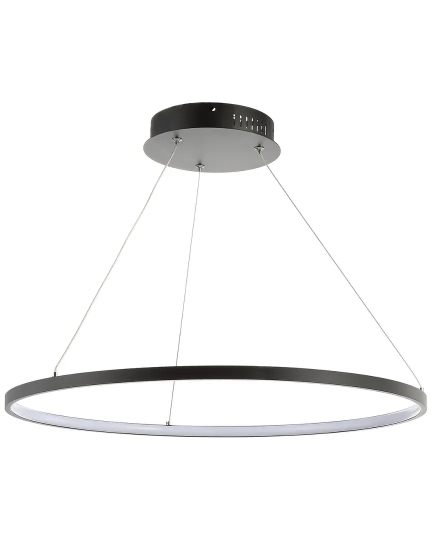 Brice LED Metal Chandelier - Matte Black