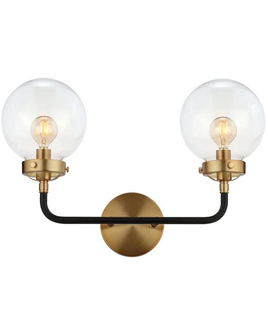 Caleb 2-Light Wall Sconce - Brass