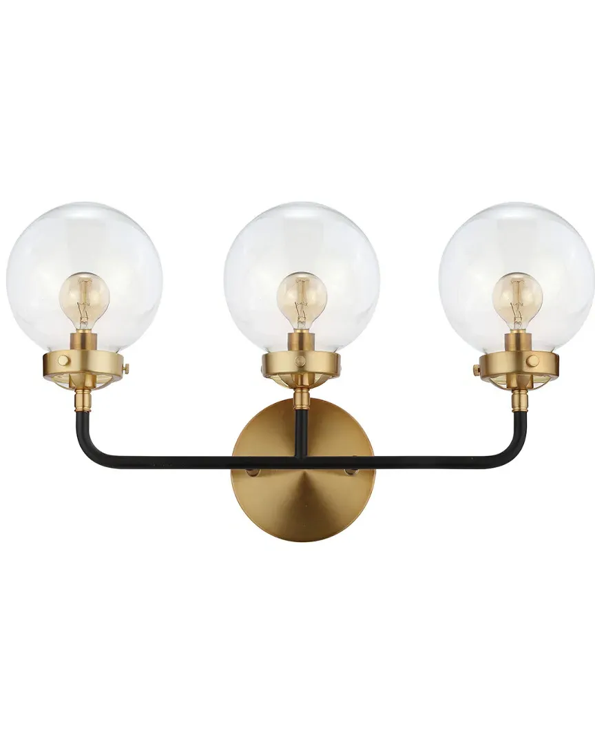Caleb 3-Light Wall Sconce - Brass