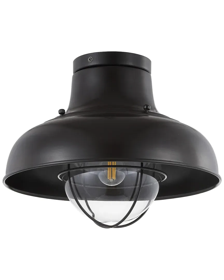 Cameron 13in Semi-Flush Mount Light - Bronze, Metal image