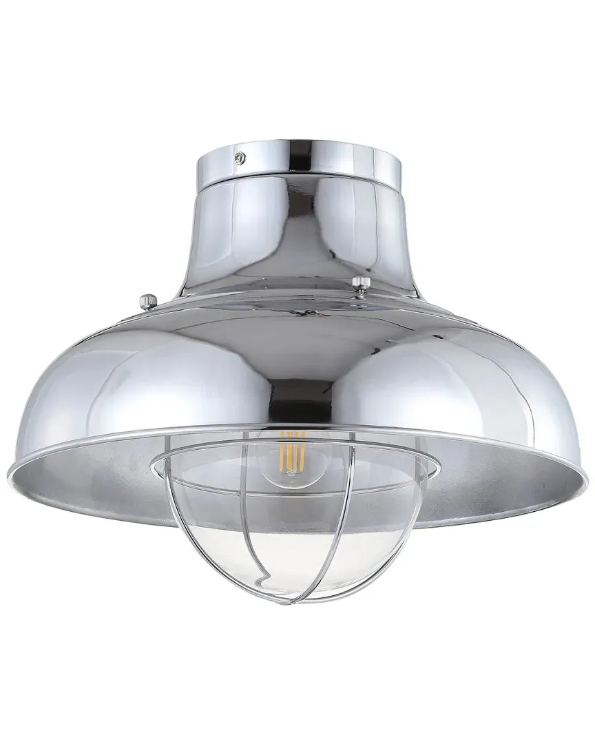Cameron 13in Semi-Flush Mount Light - Chrome, Metal