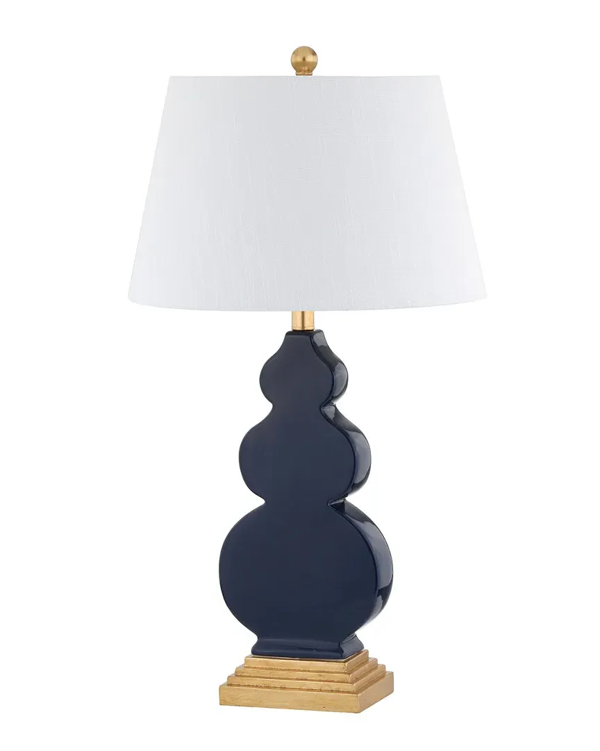 Carter 29in Ceramic & Resin Table Lamp - Gold Leaf
