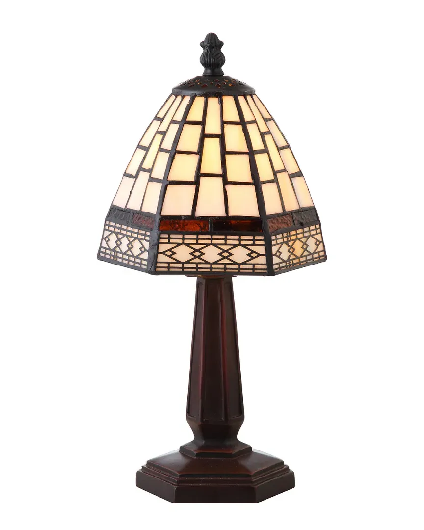Carter Tiffany-Style Table Lamp - Chrome