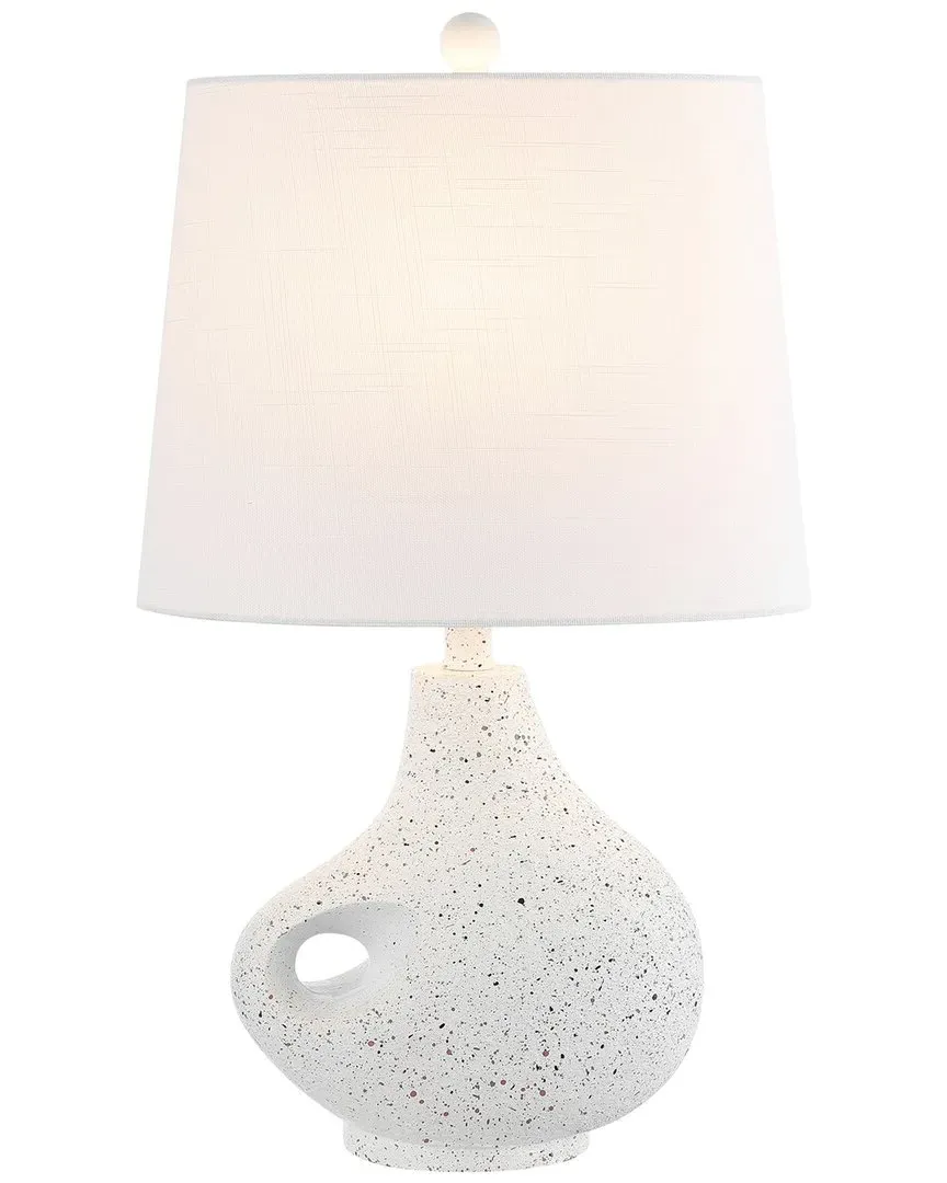 Charlotte Oval Shade Table Lamp - White Terrazzo, Iron image