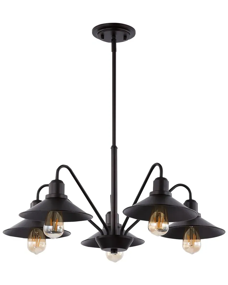 Cole 5-Light LED Pendant - Bronze, Metal