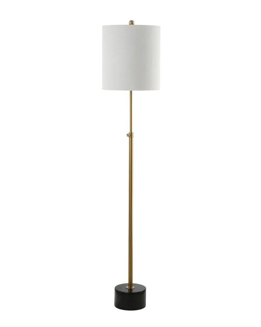 Crosby Adjustable Height Floor Lamp - Brass Gold, Metal