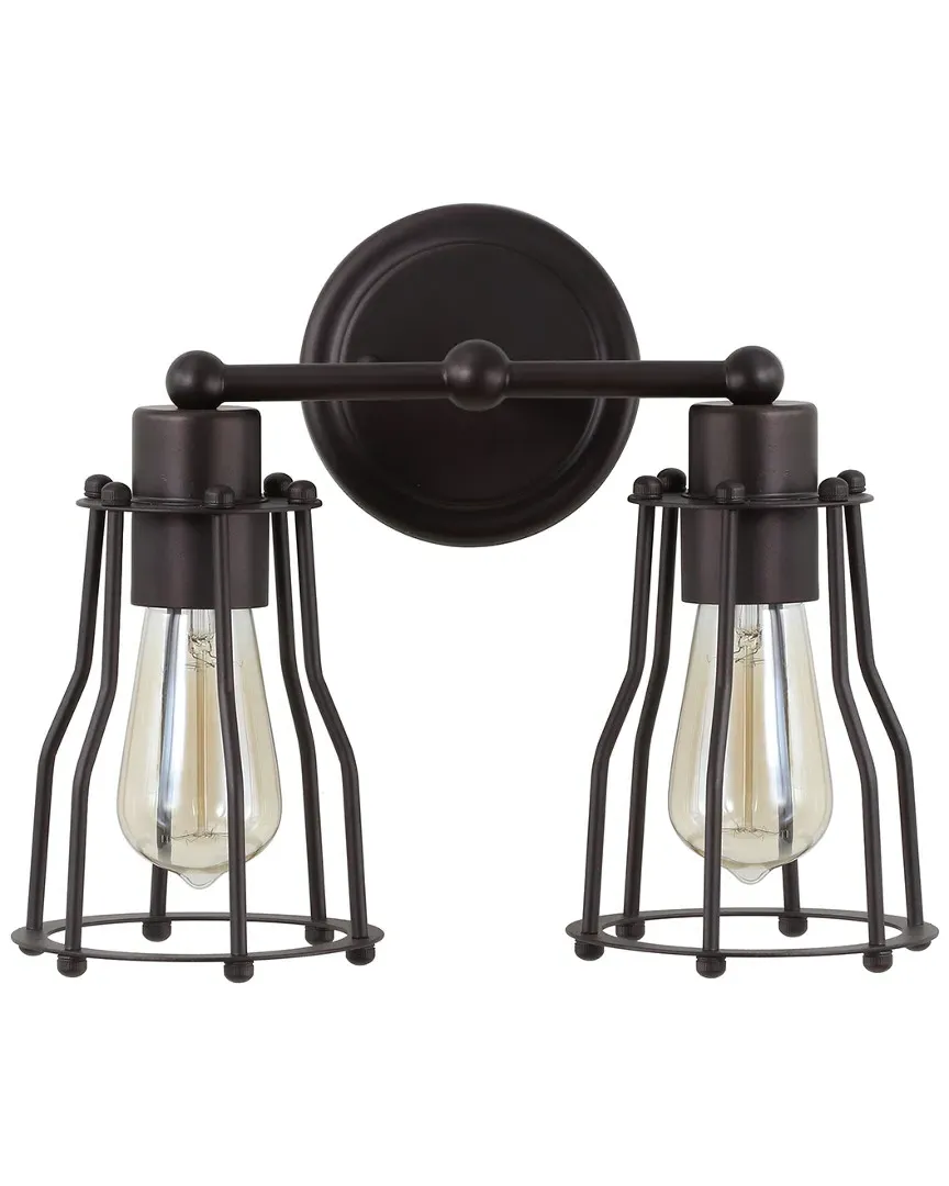 Designs 2-Light Florence Vanity Light - Bronze, Metal