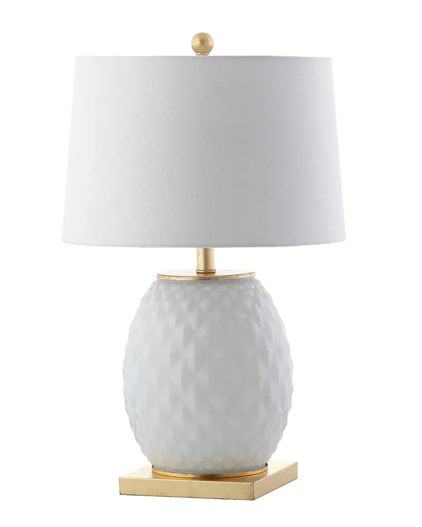 Designs Diamond LED Table Lamp - White, Glass