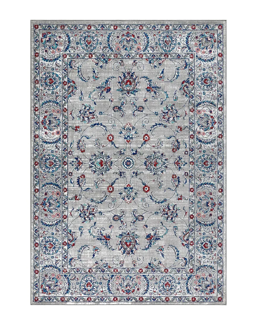 Designs Persian Power Loomed Rug - Light Grey