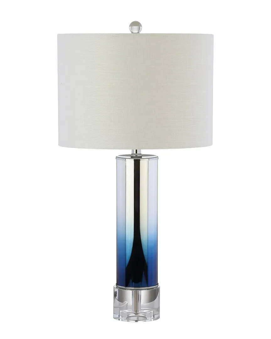 Edward Glass & Crystal LED Table Lamp - Blue image