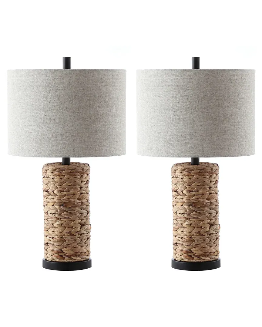 Elicia 25in Sea Grass Table Lamp - Natural