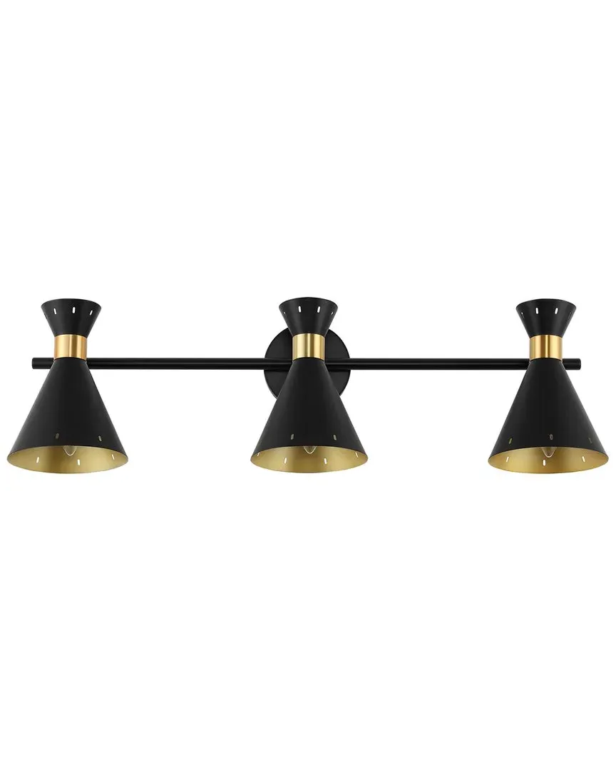 Elroy 3-Light LED Track Light - Black, Metal image