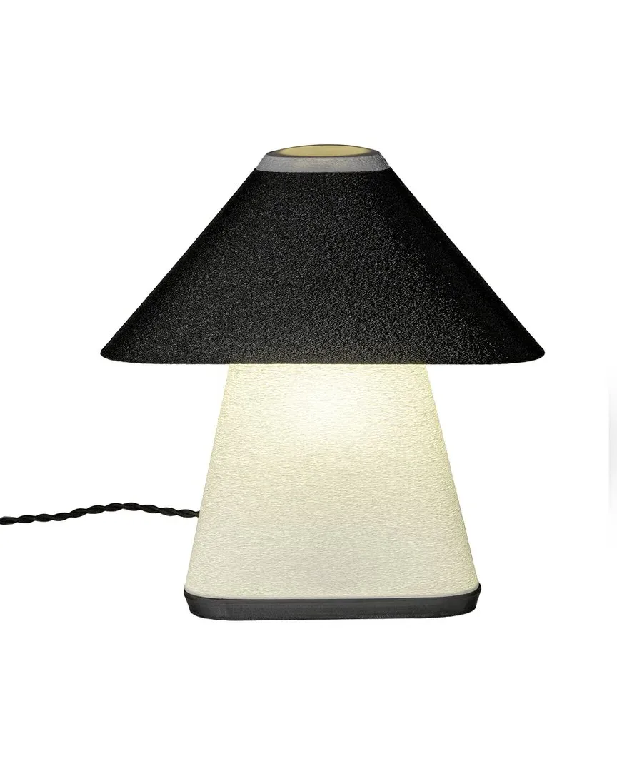 Enzo 3D Table Lamp - White/Black, PLA image
