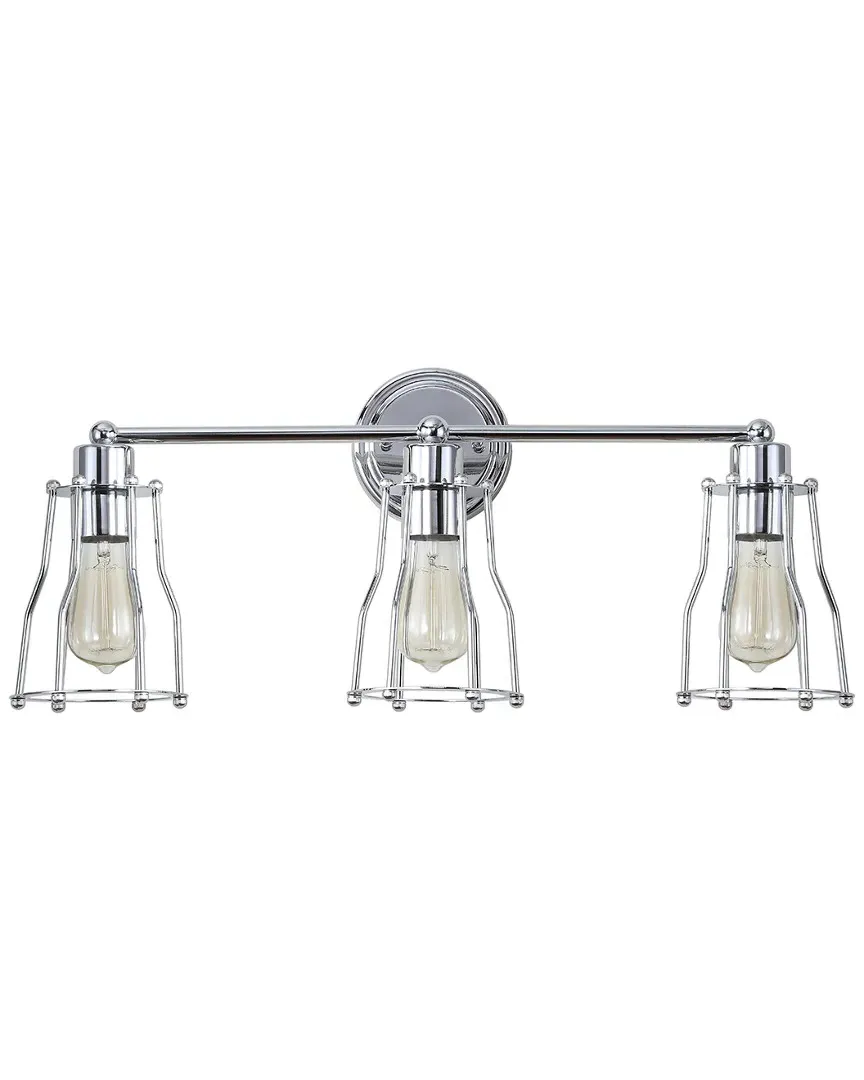Evelyn 3-Light Vanity Light - Chrome, Metal