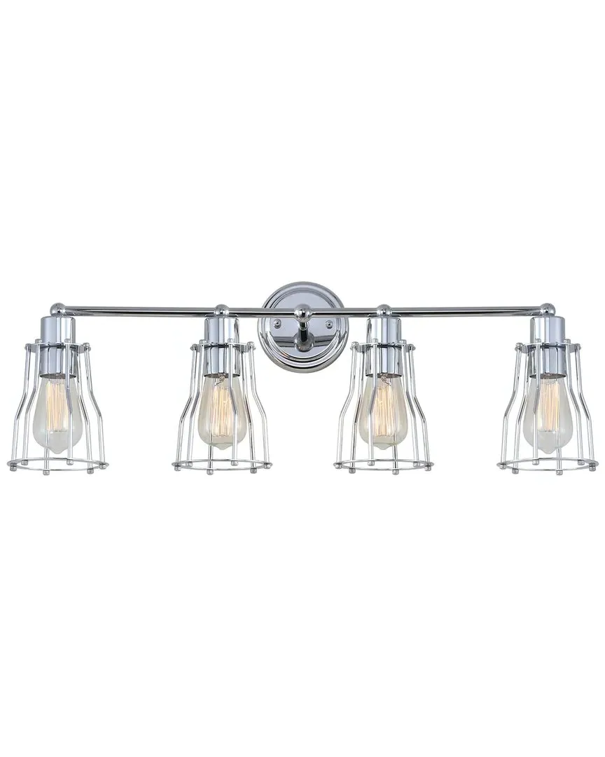 Evelyn 4-Light Vanity Light - Chrome, Metal