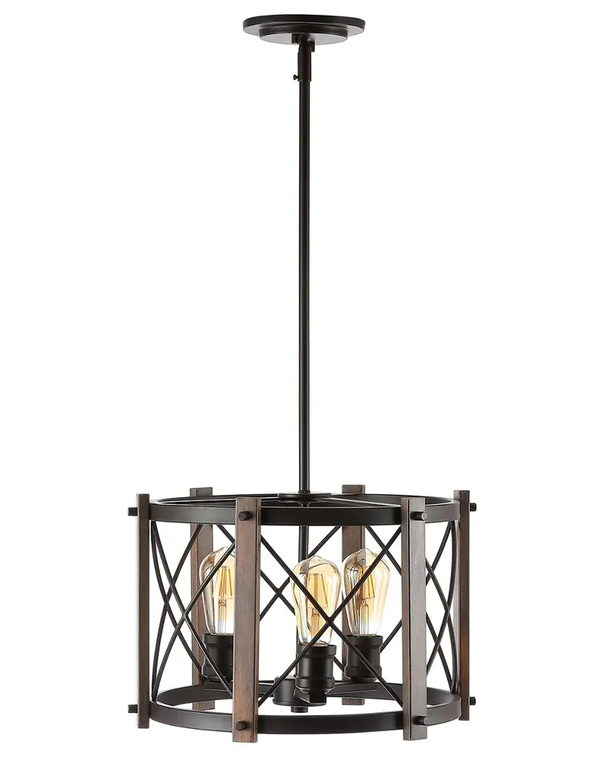 Ferme 3-Light Adjustable Pendant - Oil Rubbed Bronze, Iron