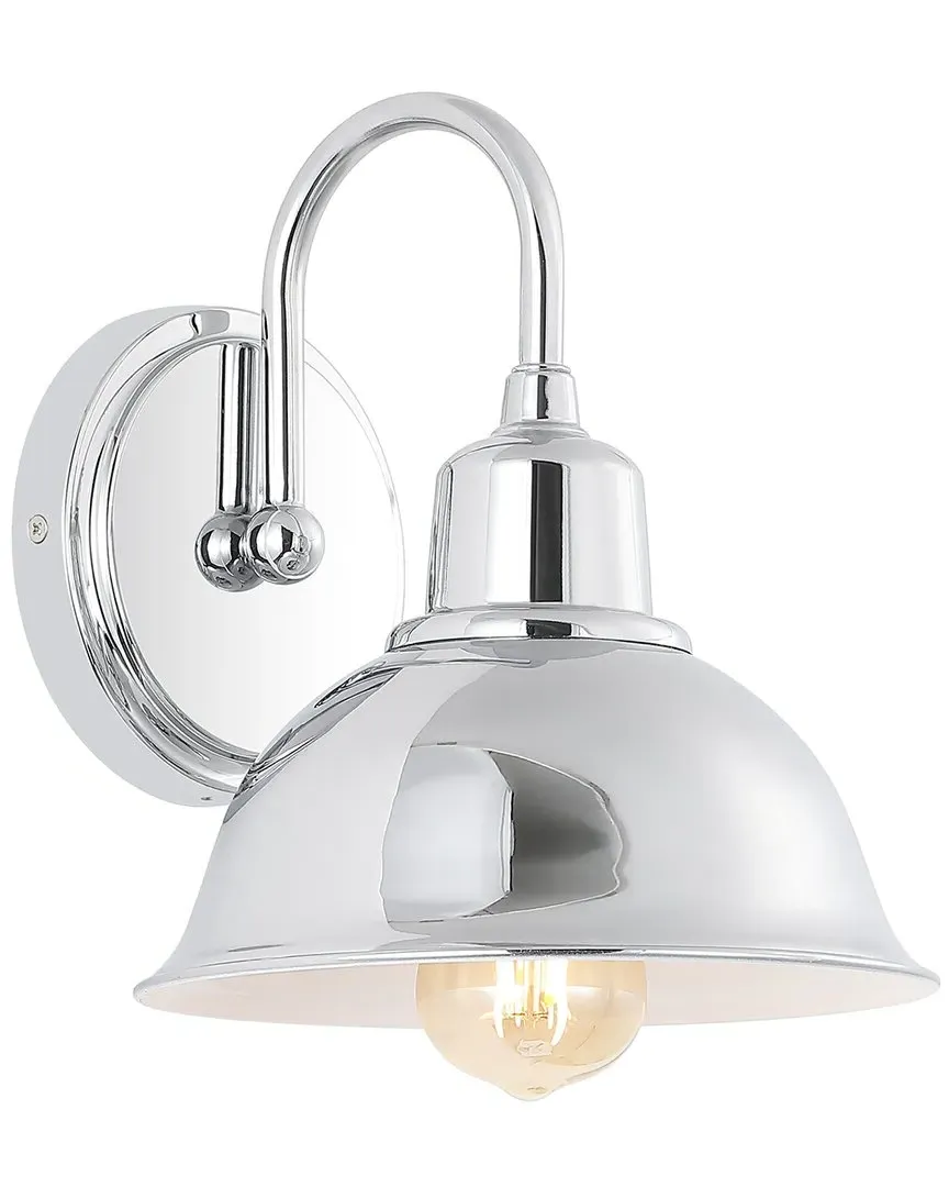 Frisco 8in 1-Light LED Vanity - Chrome, Metal