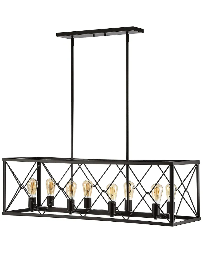 Galax 39in 8-Light Adjustable Pendant - Bronze, Iron