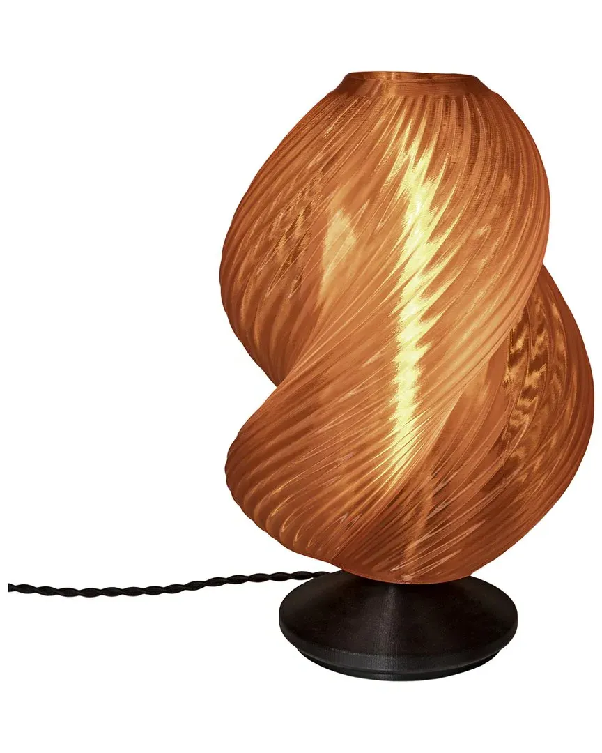 Gema 3D Table Lamp - Clear Red, PLA