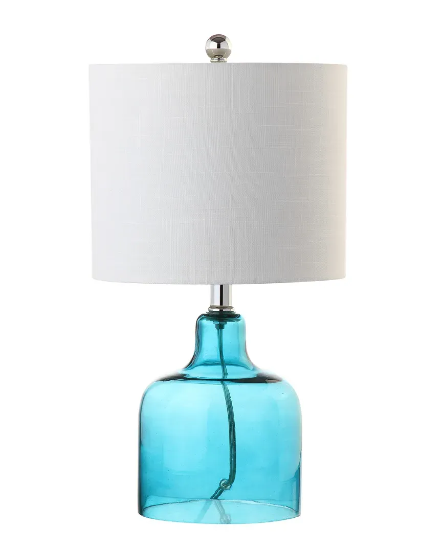 Gemma Bell LED Table Lamp - Moroccan Blue, Glass image