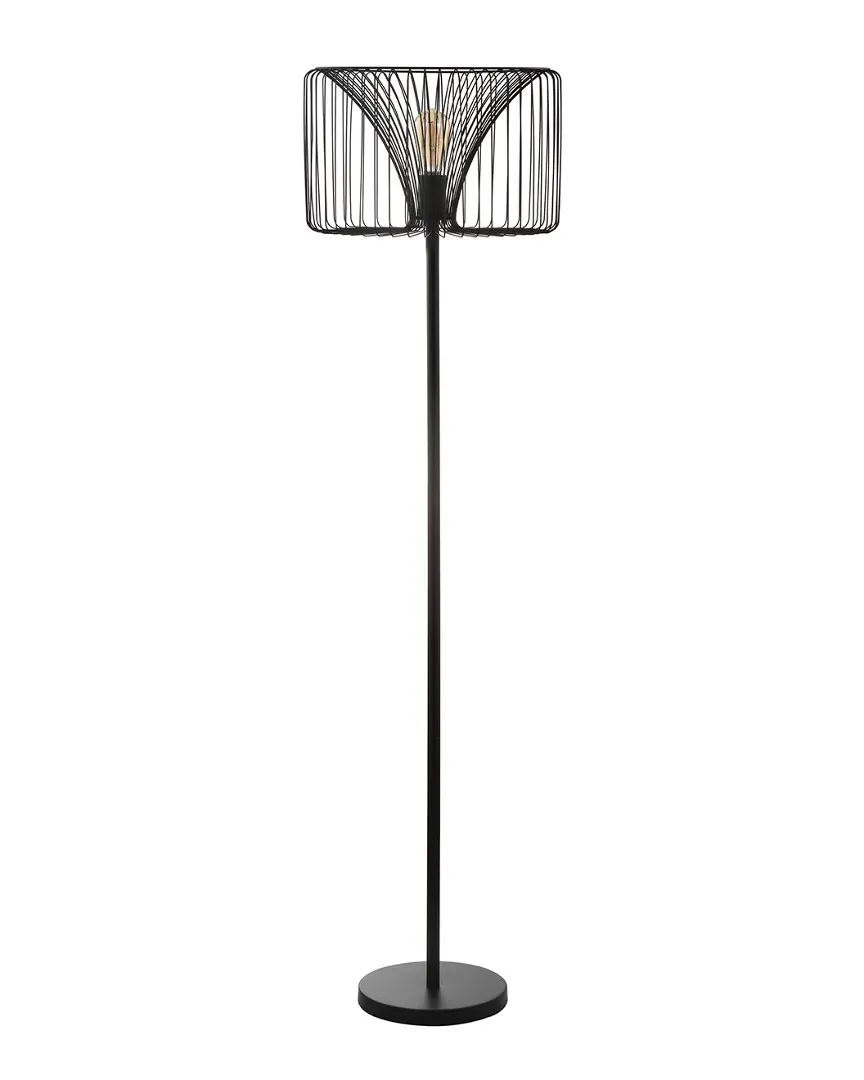 Gridley 61in Metal LED Floor Lamp - Black image