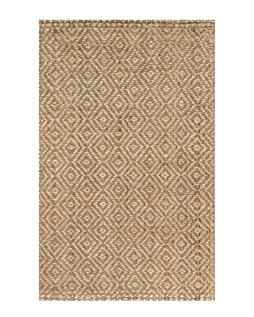Hand-Woven Rug - Natural, Jute