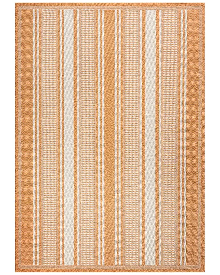 Haynes Indoor/Outdoor Rug - Orange, Polypropylene image