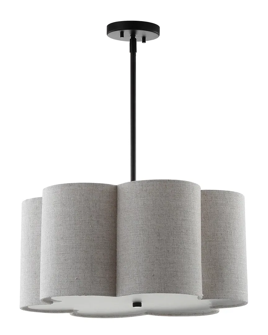 Heather 20in Adjustable Metal LED Pendant - Bronze, Cotton