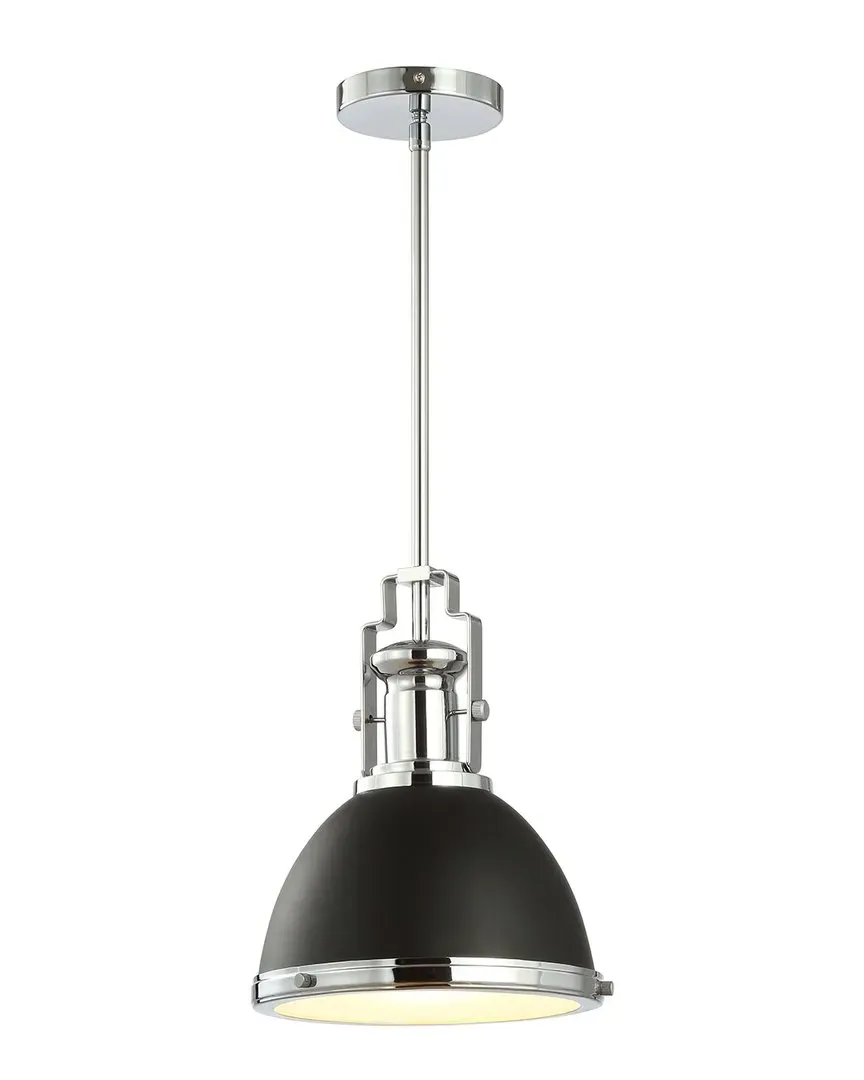 Homer 10in Adjustable LED Pendant - Black, Chrome image