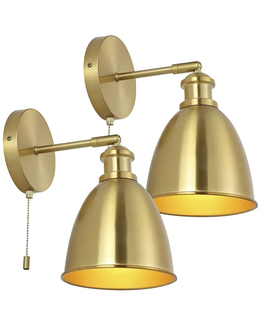 Hudson LED Wall Sconce - Brass image