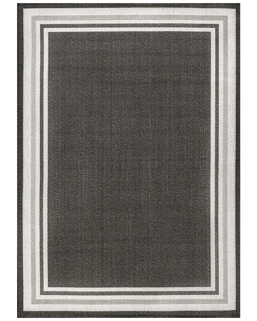 James Indoor/Outdoor Rug - Black, Polypropylene