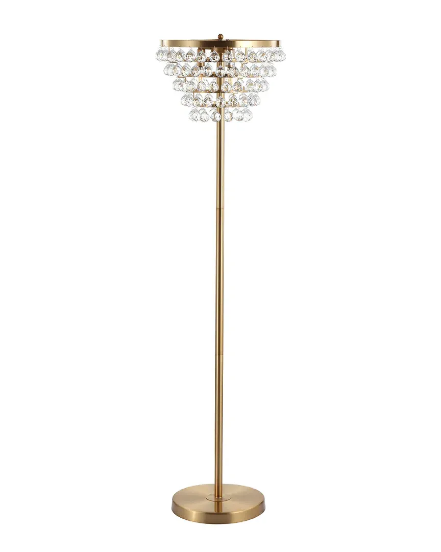 Jemma 60in Floor Lamp - Gold, Crystal image