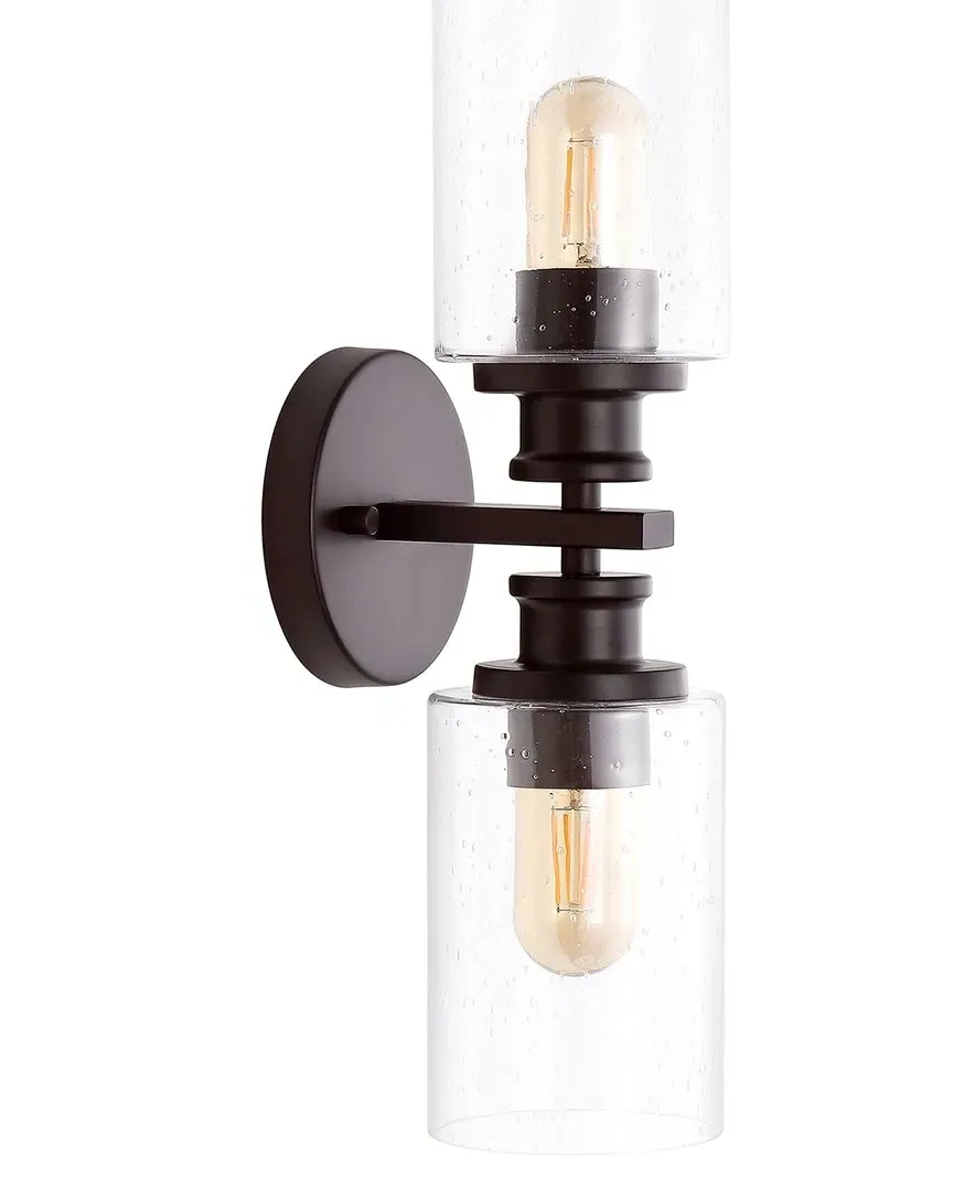 Jules 2-Light LED Vanity Light - Bronze, Glass image