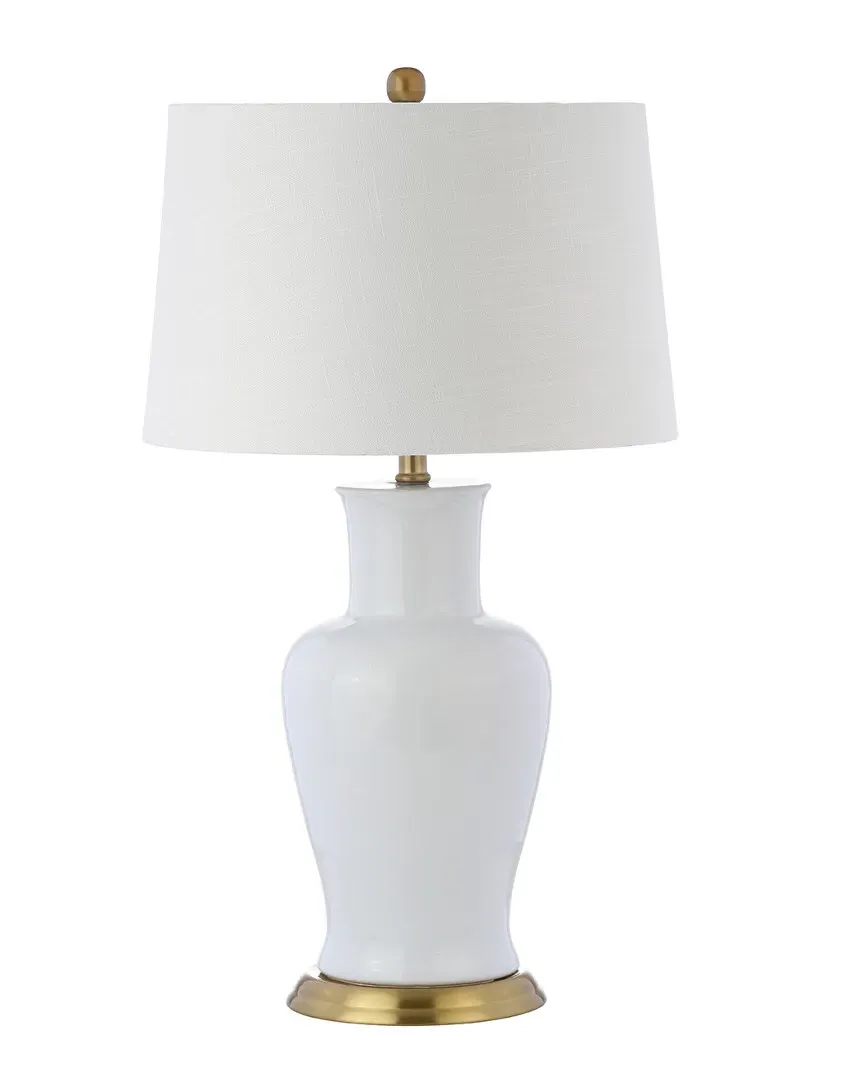 Julian 29in Ceramic Table Lamp - Brass Gold