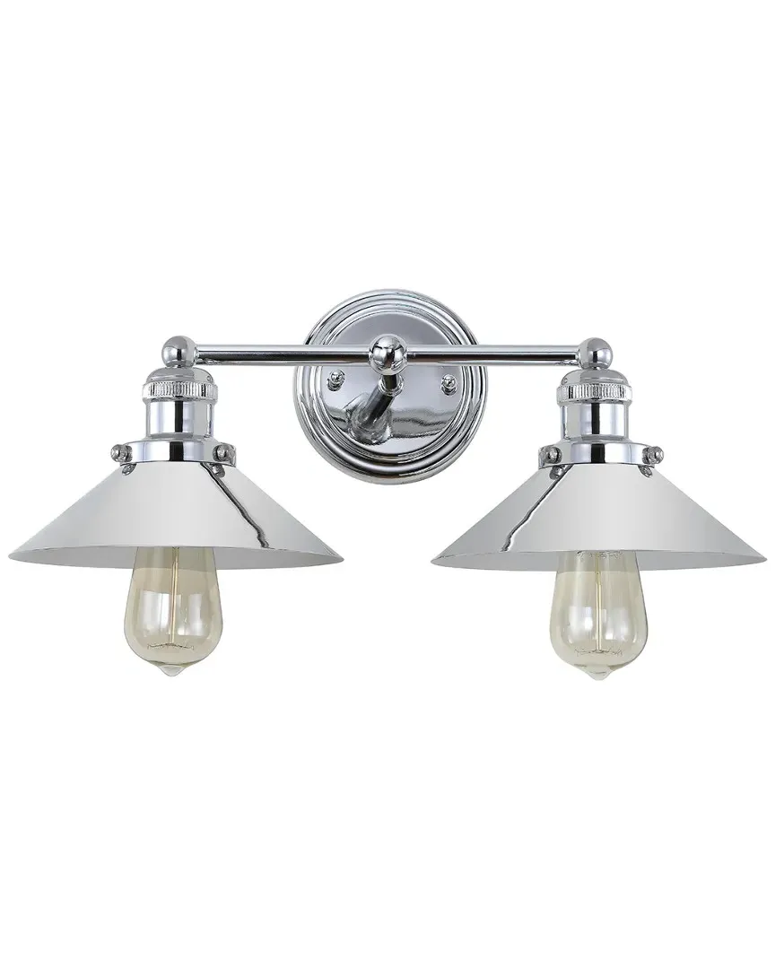 June 2-Light Vanity Light - Chrome, Metal