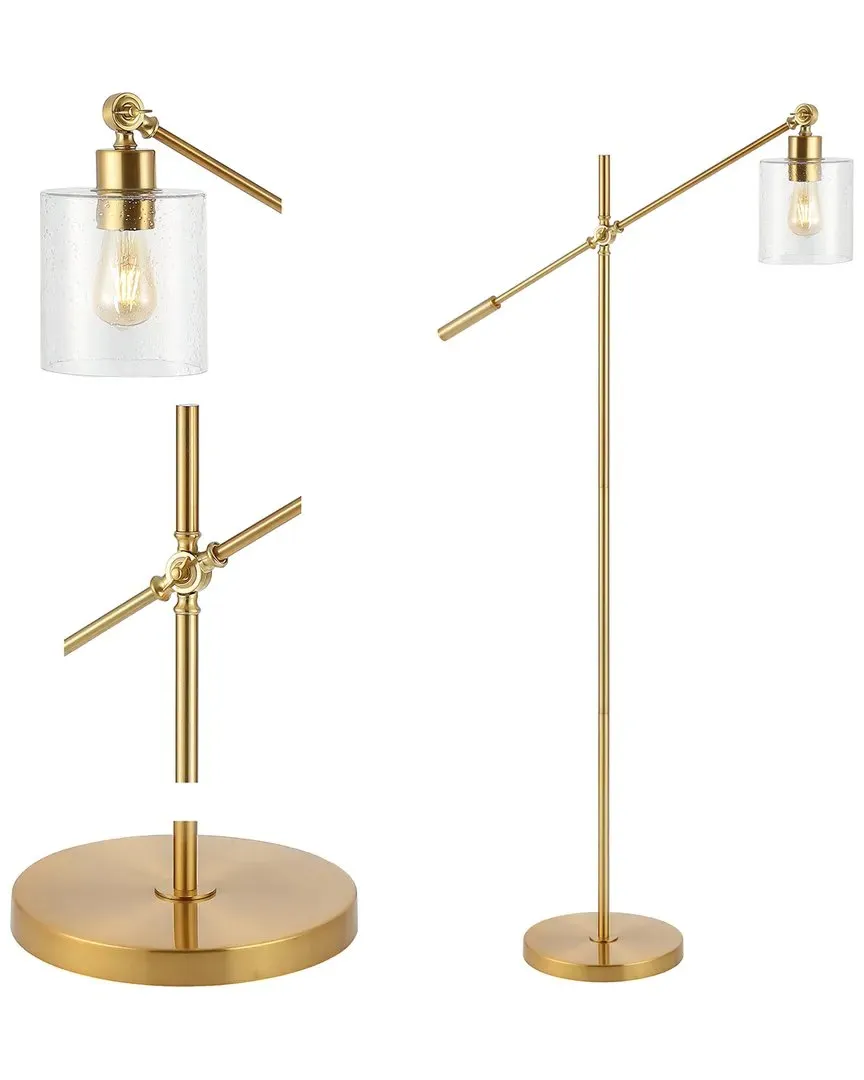 Kathryn Adjustable Head Floor Lamp - Brass, Iron image