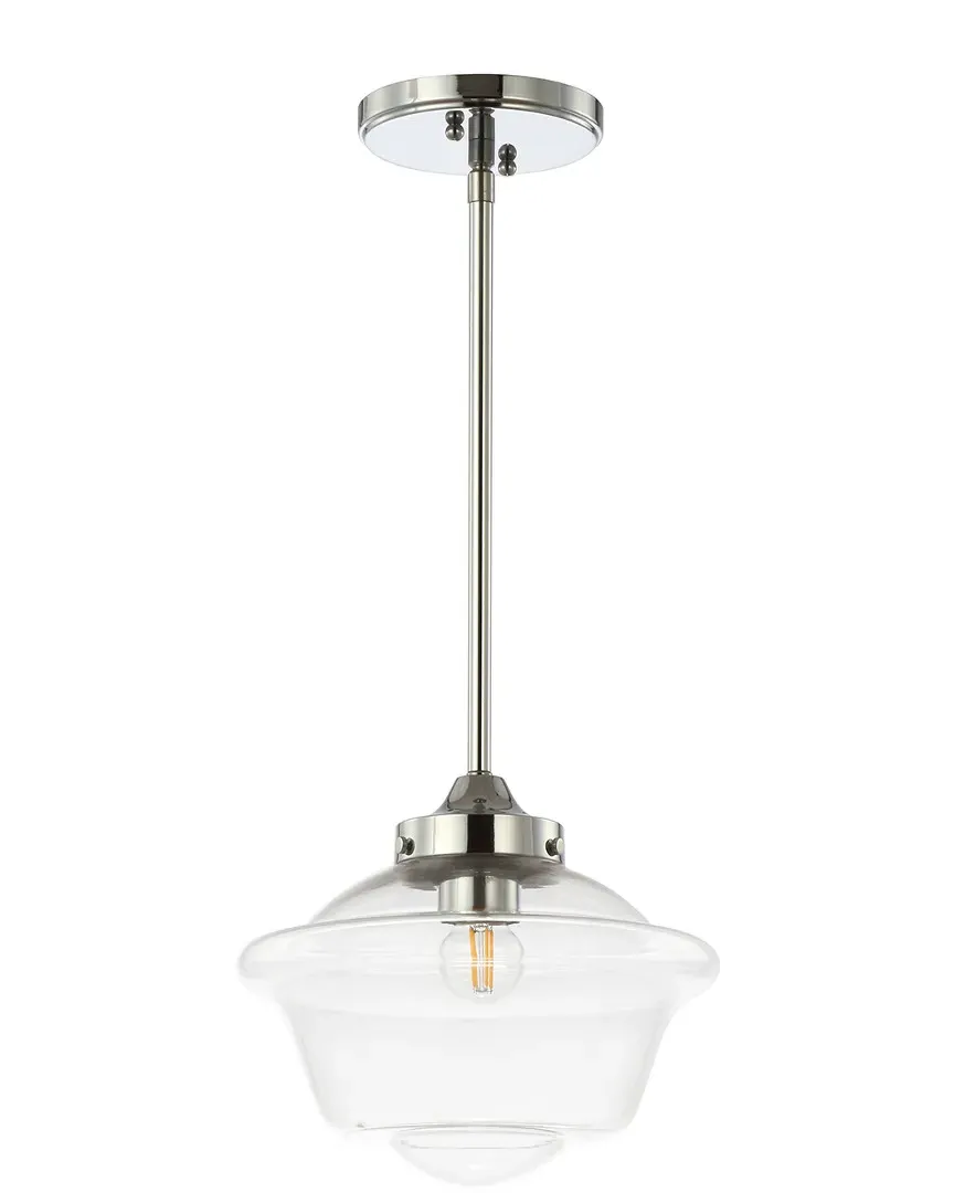 Kurtz Adjustable Drop Metal Glass LED Pendant - Chrome image