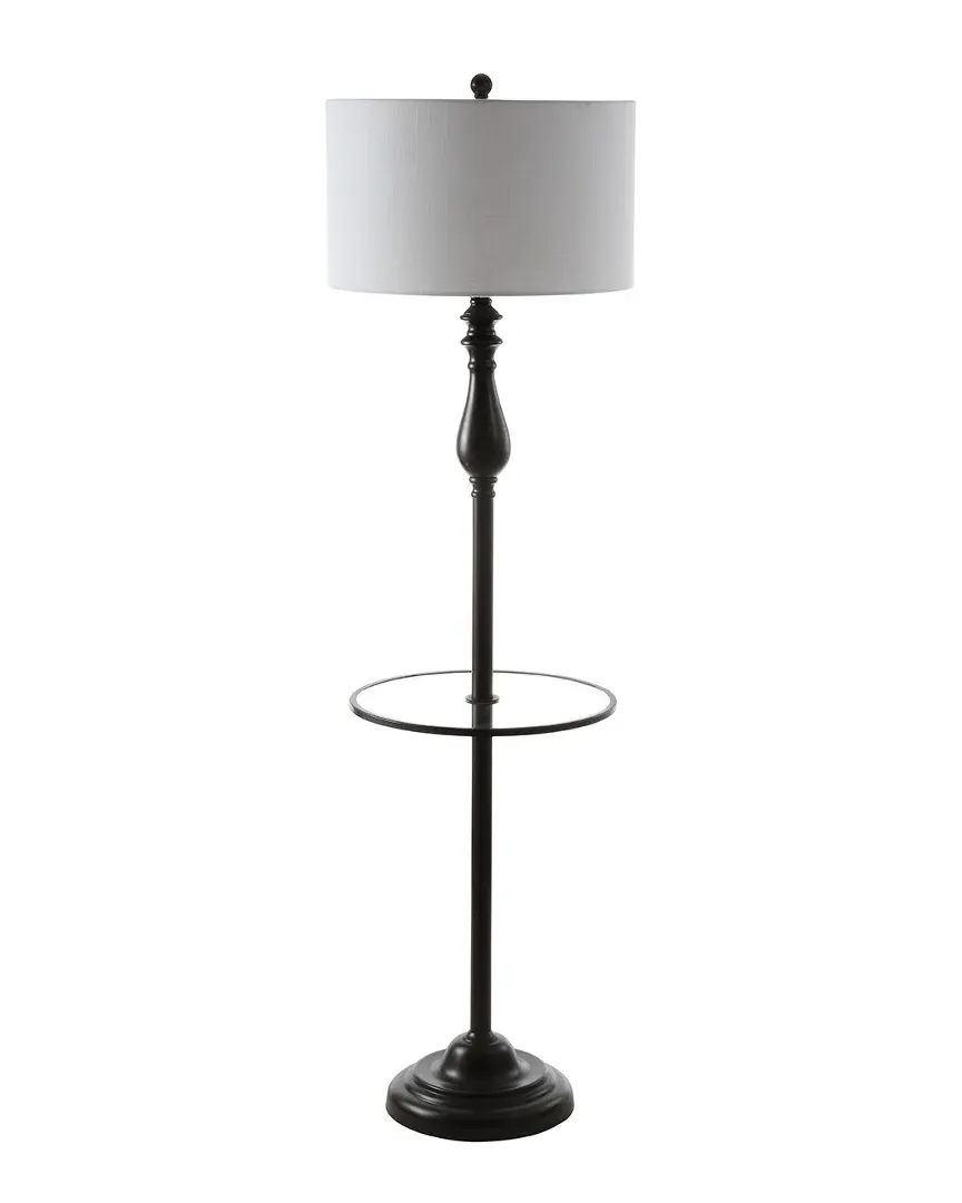 Laine 60in Side Table Floor Lamp - Bronze, Metal