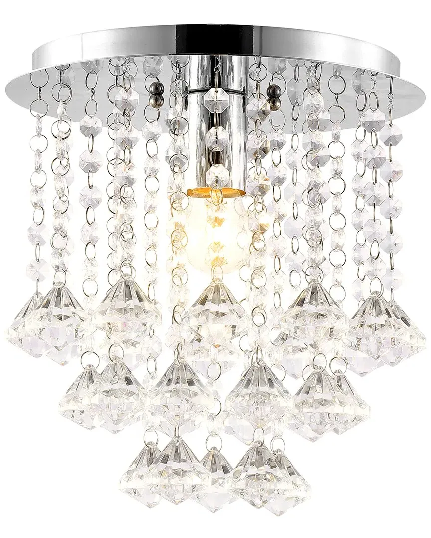 Lillibet 9.88in LED Semi Flush Mount - Chrome image
