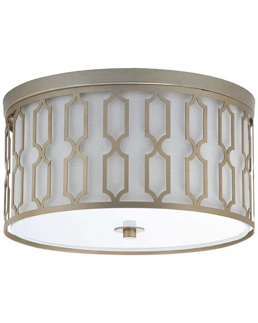 Link 3-Light Flush Mount Ceiling Light - Soft Gold
